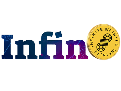 ifinite bit coin logo app branding design icon illustration logo typography ui ux vector