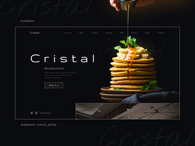 Restaurant landing page