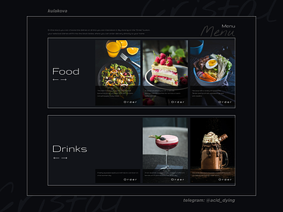 Restaurant landing page (2) design landing page portfolio ui ui design ux web web design website