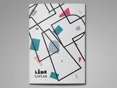 Laplan branding illustration logo typography