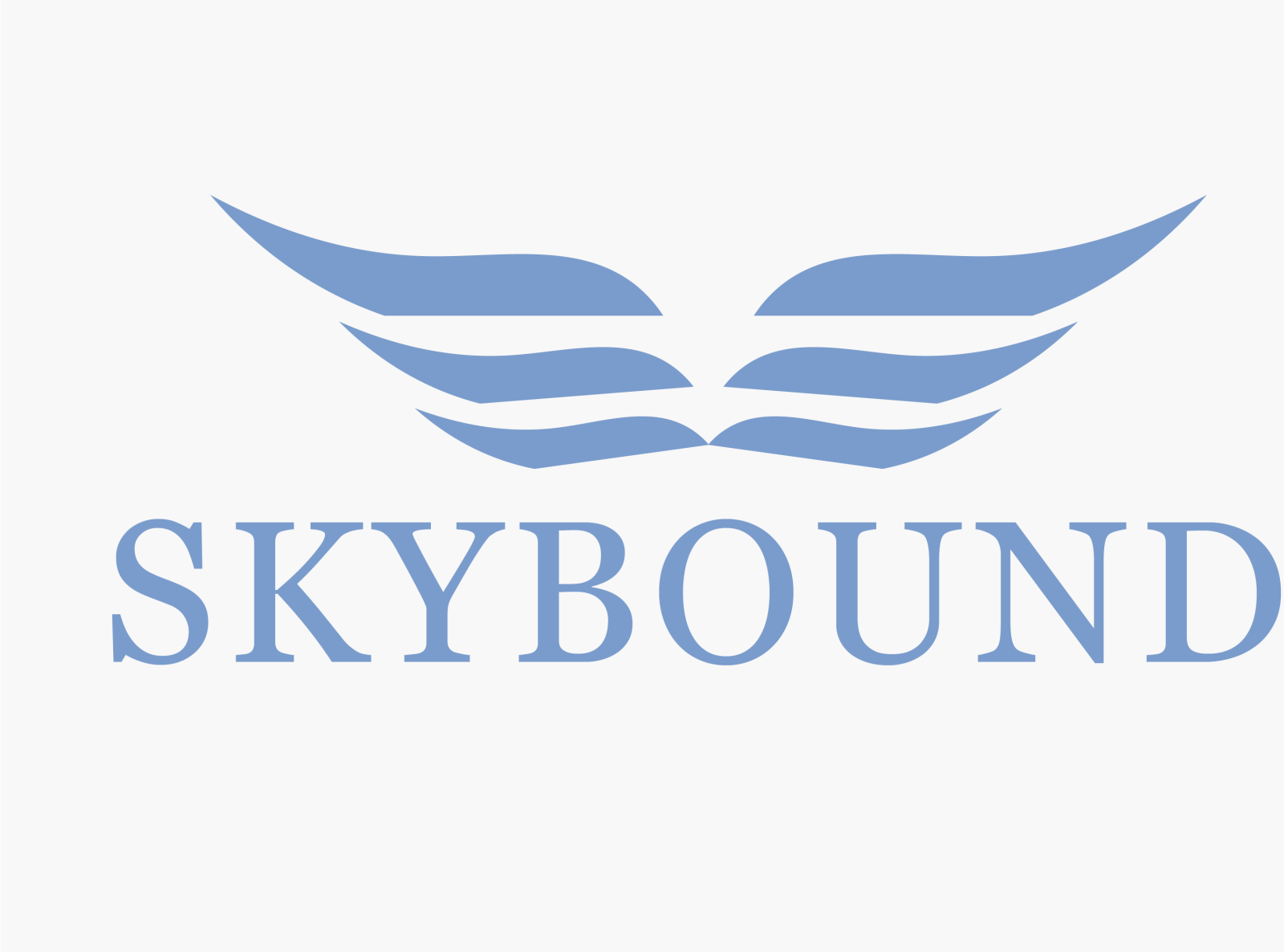 skybound logo airline by Iustina Ripanu on Dribbble