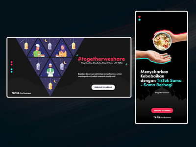 Landing Page and Digital Banner - TikTok