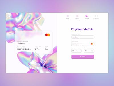 Credit Card Checkout / Daily UI 002 002 concept creative creditcard dailyui design idea inspiration payment ui visual