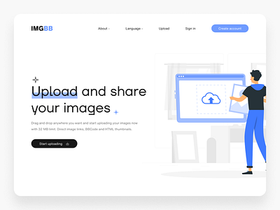 IMGBB Image Host Website Redesign