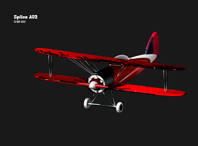 3D jet aircraft 3d 3d aircraft 3d jet 3d work 3ds max animation artwork blender cinema 4d render spline