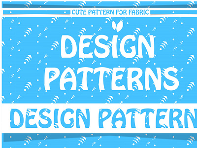 Blue Pattern cute