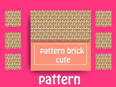 pattern brick cute background box motif brick pattern craft cute illustartor pattern seamless pattern vector wrapping paper