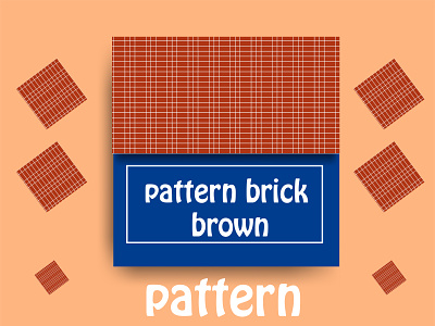 pattern brick brown art background craft graphic design paper bag pattern seamless
