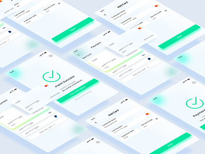 Bank app UI design concept bankapp banking creditcard daily ui graphic design isometric light theme mobile app design simple design typography ui ux visual design дизайн