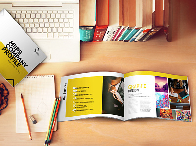 Company Profile/Brochure branding brochure company profile design graphic design illustration