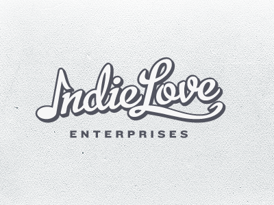 Show me that indie love logo script sign painter soul typesetting typography