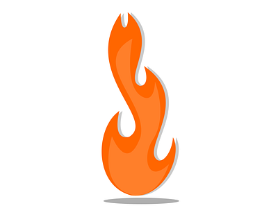 Fire Illustration art design fire flat illustration logo ui vector