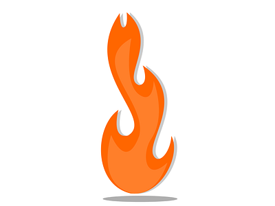 Fire Illustration adobe illustrator art design fire flat flat design flat illustration graphic design illustration logo logo design ui vector