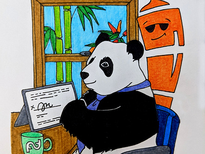 "PandaDoc" and Chili Piper branding design illustration logo