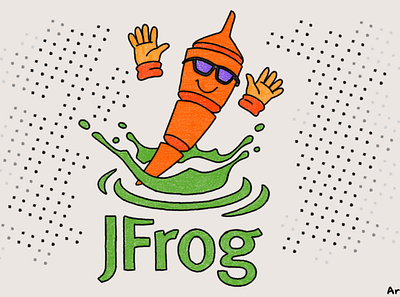 Chili Piper and JFrog branding design illustration logo portraits