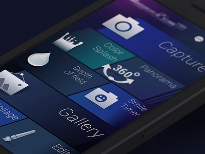Camera app android app camera edit gallery icon interface ios mobile ui