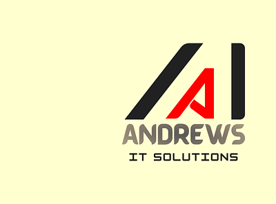 Sample Logos for Andrews IT Solution branding design flatminimalist graphic design icon illustration inkscape logo vector