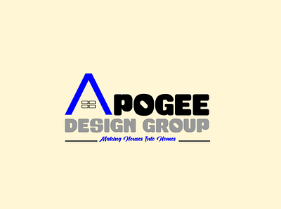 Sample Logo for Apogee Design Group begraphify branding design flatminimalist graphic design icon illustration inscape logo vector