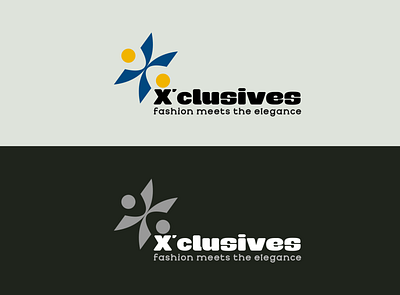 X'clusives Logo branding design flatminimalist graphic design graphify icon illustration inkscape kunchana logo vector