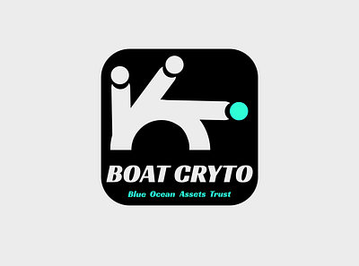 Logo for Boat Crypto begraphify branding design flatminimalist graphic design graphify icon ideographix kunchana illustration logo vector
