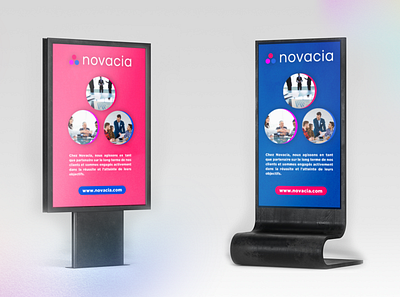 Communication de novacia.fr branding