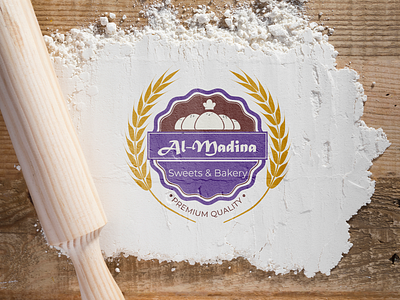 Al Madina Logo ad madina bakery branding design food graphic design logo photoshop
