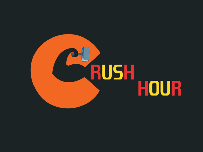 Crush Hour Logo by M R Rafew on Dribbble