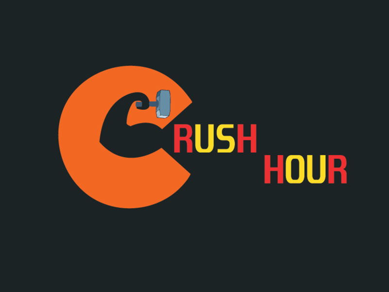 Crush Hour Logo by M R Rafew on Dribbble