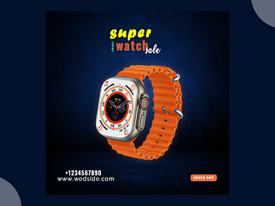 Smart Watch branding graphic design