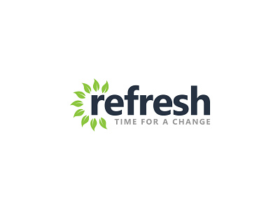 Refresh 99designs branding design illustration logo refresh typography vector