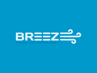 Breeze Logo logo mobile branding