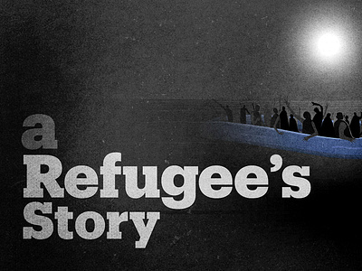 "A Refugee's Story" Thumbnail for Social Media animation design drawing graphic design illustration mobile refugees thumbnail web