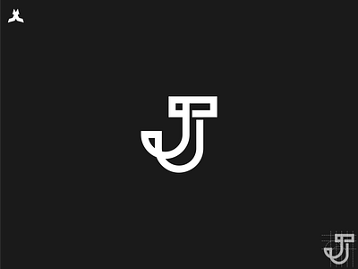 JJ logo branding design golden ratio grid logo icon illustration letter mark logo mark modern monogram simple typography ui ux vector