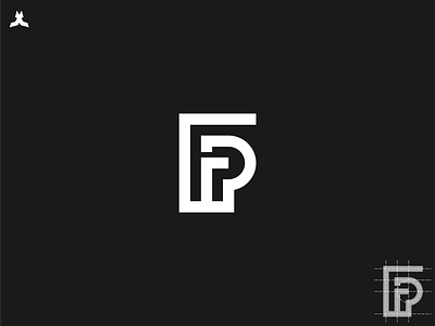 FP monogram branding clean design golden ratio grid logo icon illustration letter mark line art logo logo brand logo inspiration logo inspire modern monogram simple typography ui ux vector