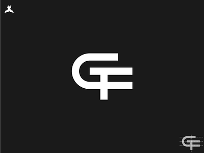 GF Monogram branding design icon illustration jasa bikin logo letter mark logo logo brand mark logo creator logo inspiration logo inspire monogram typography vector