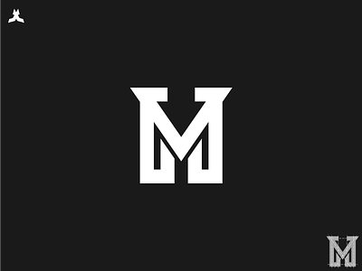 VM MONOGRAM brand mark branding design golden ratio grid logo icon illustration letter mark line art logo modern monogram simple typography vector