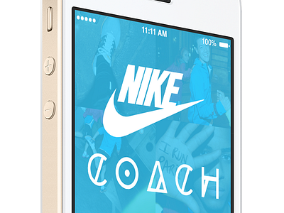 Nike Coach iPhone App app iphone ui ux