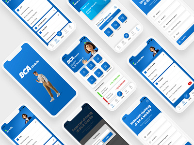 BCA Mobile redesign showcase