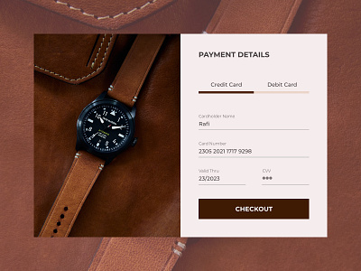 Credit Card Checkout - DailyUI - 001 challenge checkout creditcard creditcardcheckout dailyui design design challenge ui