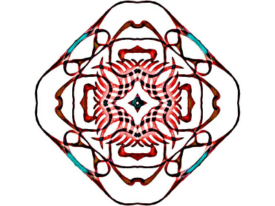 Symmetrical Pattern design digital art graphic design illustration