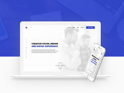 Bolter | digital agency agency clean flat personal personal website ui uiux ux web agency web design webdesign website