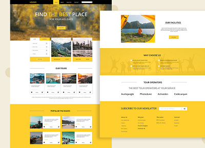 TRAVEL AGENCY LANDING PAGE design graphic design landing page ui ui design ux web design