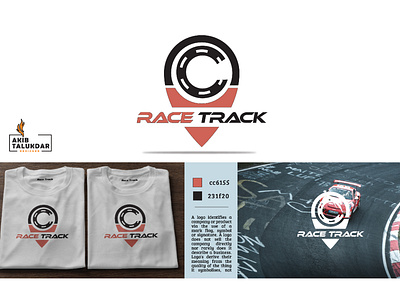 Race Track Logo branding branding identity design graphic design graphic designer icon illustration logo logo designer vector