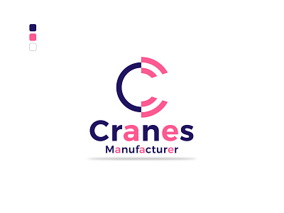 Crane Logo branding branding identity construction crane cranes design graphic design icon illustration letter logo manufactur vector