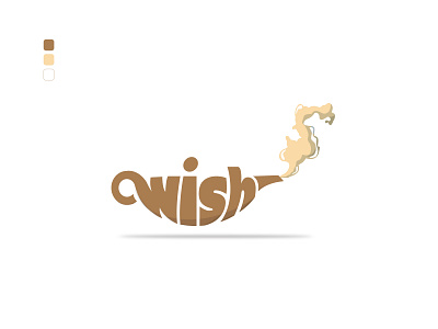 Wish Alaadin Magic Lamp Logo