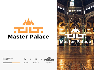 Master Palace Logo branding branding identity design graphic design icon illustration king letter logo master palace vector