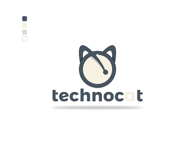 Technocat Logo branding branding identity cat design graphic design icon illustration it letter logo minimal techie techno technology vector