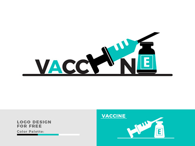 Vaccine Logo branding branding identity design dose graphic design icon illustration letter logo medicine presentation vaccine vector