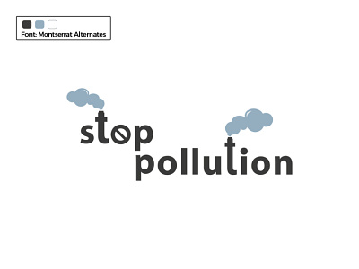 Stop Pollution Logo branding branding identity climatechange design environment graphic design icon illustration letter logo nature pollution recycle save savetheplanet smoke stop vector