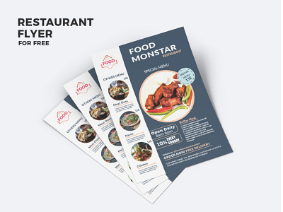 Restaurant Flyer ad advertisement branding branding identity brochure card design flyer food graphic design icon illustration menu restaurant vector